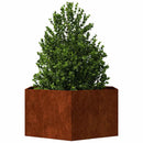 vidaXL rozsda színű corten acél növénytartó 90 x 90 x 45 cm