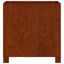 vidaXL rozsda színű corten acél növénytartó lábbal 40 x 40 x 40 cm