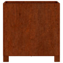 vidaXL 2 db rozsda színű corten acél növénytartó lábbal 40x40x40 cm