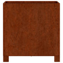 vidaXL 2 db rozsda színű corten acél növénytartó lábbal 40x40x40 cm
