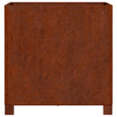 vidaXL rozsda színű corten acél növénytartó lábbal 50 x 50 x 50 cm