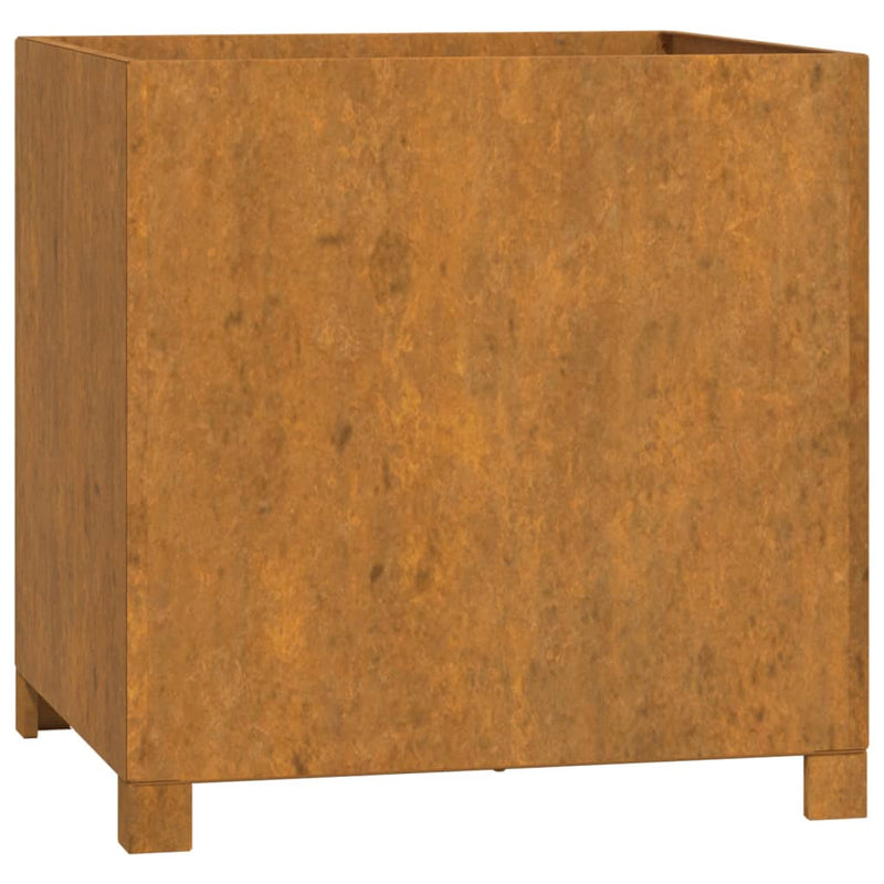 vidaXL 2 db rozsda színű corten acél növénytartó lábbal 49x47x50 cm