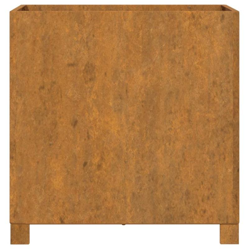 vidaXL 2 db rozsda színű corten acél növénytartó lábbal 49x47x50 cm
