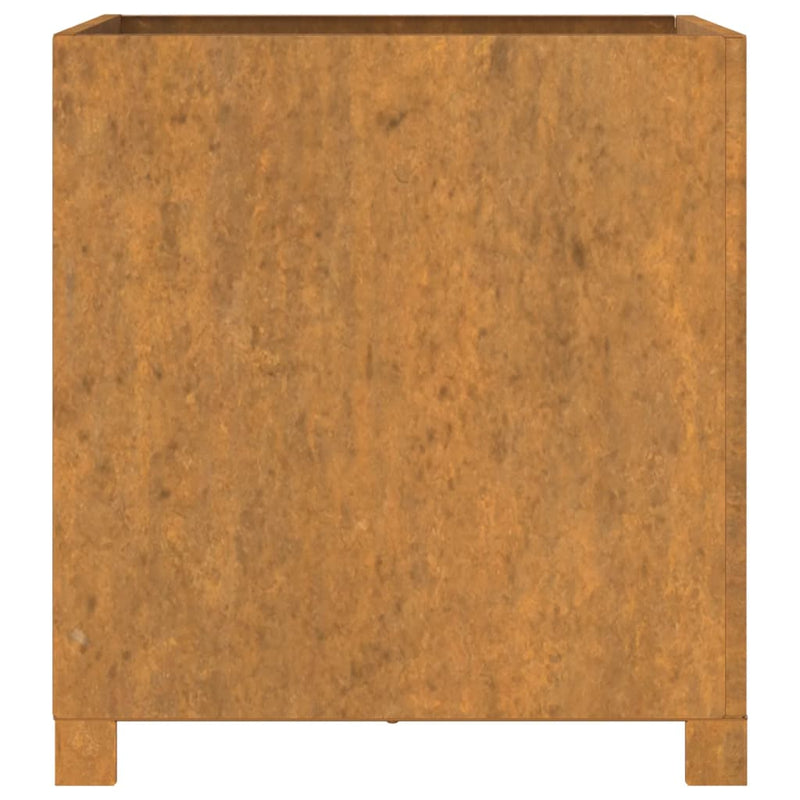 vidaXL 2 db rozsda színű corten acél növénytartó lábbal 49x47x50 cm