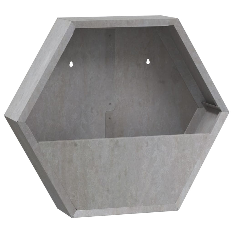 vidaXL 2 db rozsda színű corten acél fali növénytartó 46 x 10 x 40 cm