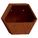 vidaXL 2 db rozsda színű corten acél fali növénytartó 46 x 10 x 40 cm