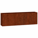 vidaXL 2 db rozsda színű corten acél fali növénytartó 53 x 10 x 17 cm