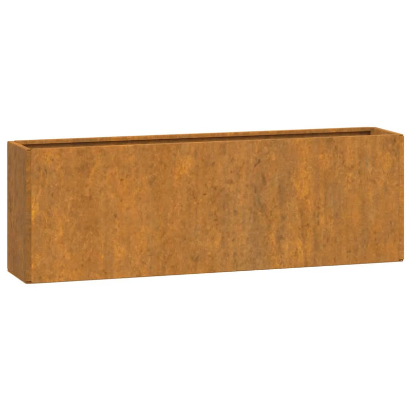 vidaXL 2 db rozsda színű corten acél fali növénytartó 53 x 10 x 17 cm