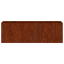 vidaXL 2 db rozsda színű corten acél fali növénytartó 53 x 10 x 17 cm