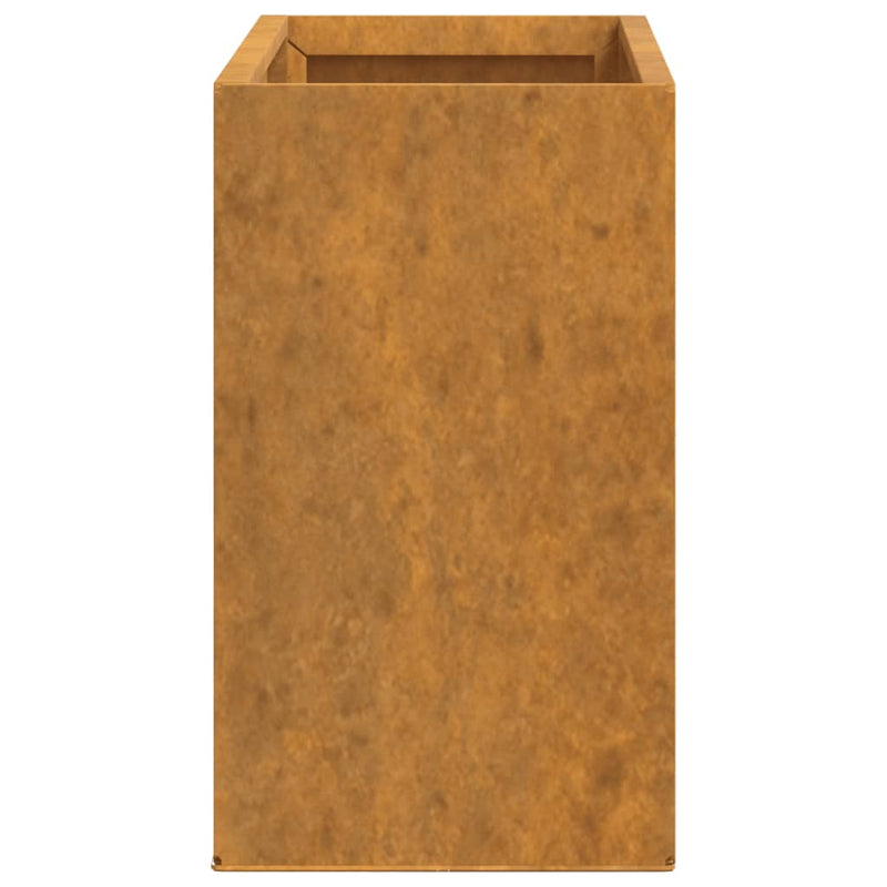 vidaXL 2 db rozsda színű corten acél fali növénytartó 53 x 10 x 17 cm