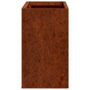 vidaXL 2 db rozsda színű corten acél fali növénytartó 53 x 10 x 17 cm