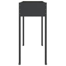 vidaXL 2 db antracitszürke horganyzott acél kerti ültetőláda