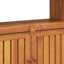 vidaXL tömör akácfa kerti tálalóasztal 80 x 35 x 75 cm