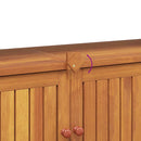 vidaXL tömör akácfa kerti tálalóasztal 110 x 35 x 75 cm