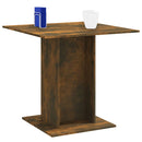 vidaXL füstös tölgy színű szerelt fa étkezőasztal 80 x 80 x 75 cm