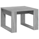 vidaXL szürke sonoma színű szerelt fa kisasztal 50x50x35 cm