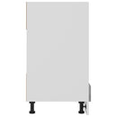 vidaXL szürke sonoma színű szerelt fa sütőszekrény 60 x 46 x 81,5 cm