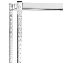 vidaXL 3 db ezüstszínű 2 szintes acél gumiabroncstartó 110x40x110 cm