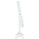 vidaXL fehér szabadon álló tükör LED-del 34 x 37 x 146 cm