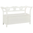 vidaXL fehér tömör fenyőfa pad 107 x 45 x 75,5 cm