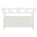 vidaXL fehér tömör fenyőfa pad 107 x 45 x 75,5 cm