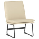 vidaXL Krémszínű szövet pihenőszék 52 x 75 x 76 cm