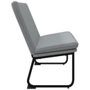 vidaXL világosszürke szövet pad 100 x 75 x 76 cm