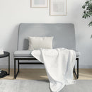 vidaXL világosszürke szövet pad 100 x 75 x 76 cm