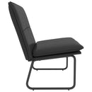 vidaXL fekete műbőr pad 100 x 75 x 76 cm