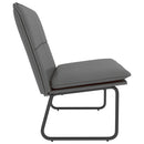 vidaXL szürke műbőr pad 100 x 75 x 76 cm