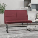 vidaXL bordó műbőr pad 100 x 75 x 76 cm