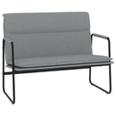 vidaXL világosszürke szövet pad 100 x 64 x 80 cm