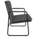 vidaXL sötétszürke szövet pad 100 x 64 x 80 cm