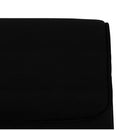 vidaXL fekete műbőr pad 100 x 64 x 80 cm