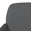 vidaXL szürke műbőr pad 107 x 80 x 81 cm