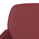 vidaXL bordó műbőr pad 107 x 80 x 81 cm
