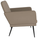 vidaXL kávészínű műbőr pad 107 x 80 x 81 cm