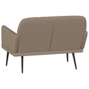 vidaXL kávészínű műbőr pad 107 x 80 x 81 cm