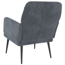 vidaXL sötétszürke bársonyfotel 62x79x79 cm