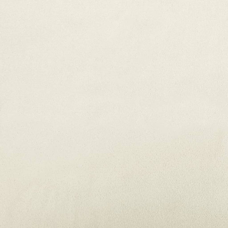 vidaXL krémszínű bársonyfotel 62 x 79 x 79 cm