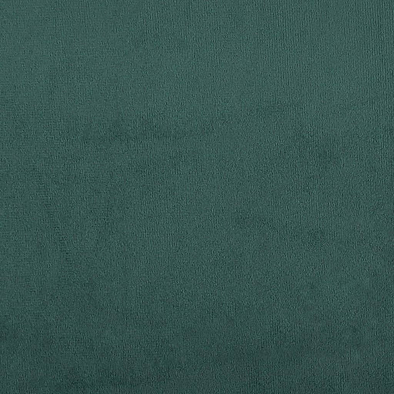 vidaXL sötétzöld bársonypad 108x79x79 cm