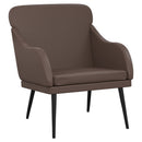 vidaXL barna műbőr fotel 63 x 76 x 80 cm