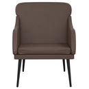 vidaXL barna műbőr fotel 63 x 76 x 80 cm