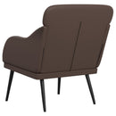 vidaXL barna műbőr fotel 63 x 76 x 80 cm