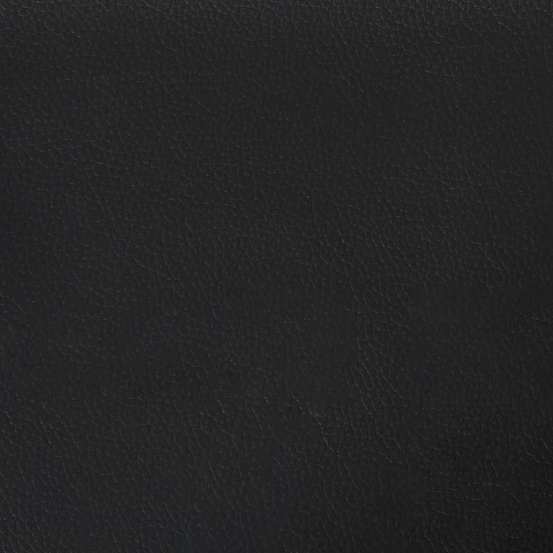 vidaXL fekete műbőr pad 110 x 76 x 80 cm