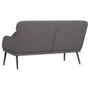 vidaXL szürke műbőr pad 100 x 30 x 30 cm