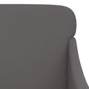 vidaXL szürke műbőr pad 100 x 30 x 30 cm