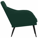 vidaXL sötétzöld bársonyfotel 63 x 76 x 80 cm