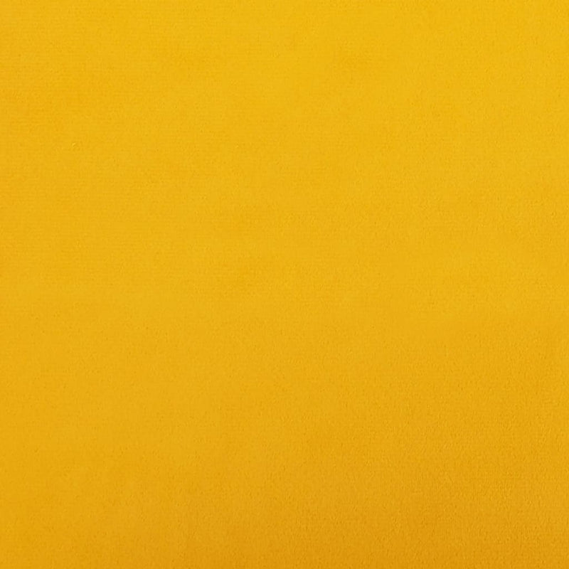 vidaXL sárga bársonyfotel 63 x 76 x 80 cm