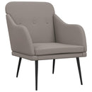 vidaXL tópszínű szövetfotel 63 x 76 x 80 cm